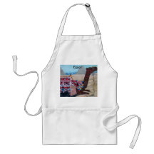 The Pyramids of Giza Painting - Apron