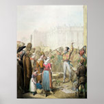 The Quai d'Ecole, Paris, 1831 Posters