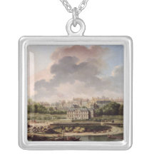 The Quay and Village of Passy in 1757 Personalized Necklace