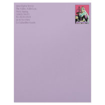 The Queen and the Hookah Stationery Custom Letterhead