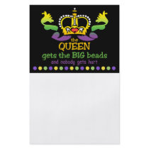 The Queen gets the BIG beads Custom Flyer