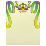 The Queen gets the BIG beads Letterhead Design