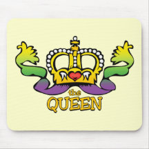 The Queen gets the BIG beads Mousepads
