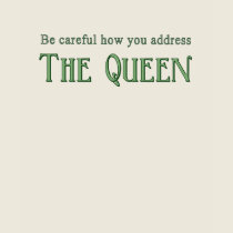 The Queen! Ladies Twofer Sheer t-shirts