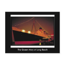 The Queen Mary at Long Beach postcards