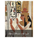 The Queen Nefertari In Prayer Stance By Maler Der Flyers
