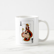 The Queen of clubs mugs