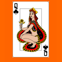 The Queen of clubs t-shirts