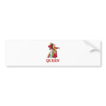 THE QUEEN OF HEARTS BUMPER STICKERS