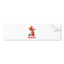 THE QUEEN OF HEARTS BUMPER STICKER