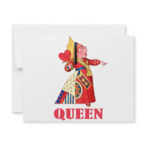 THE QUEEN OF HEARTS PERSONALIZED ANNOUNCEMENT