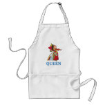 THE QUEEN OF HEARTS IS LARGE AND IN CHARGE APRONS