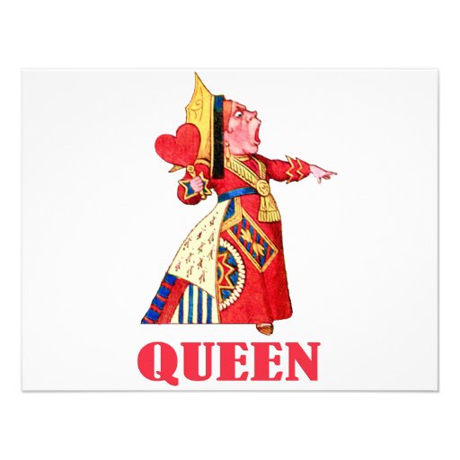 THE QUEEN OF HEARTS PERSONALIZED ANNOUNCEMENT