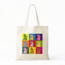 The Queen of Hearts Pop Art bags