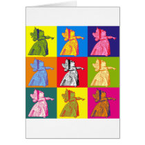The Queen of Hearts Pop Art cards