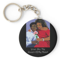 The Queen Of My Heart Keychains