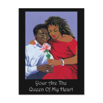 The Queen Of My Heart Postcard