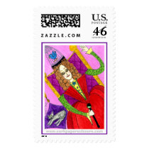 The Queen of Peculiarity II postage by PennyCork The Queen of Peculiarity II postage