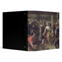 The Queen of Sheba before Solomon 3 Ring Binder
