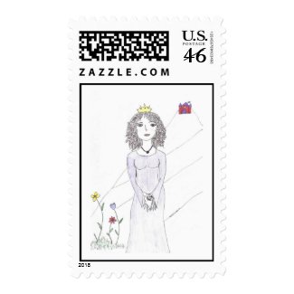 The Queen of the Stamps stamp