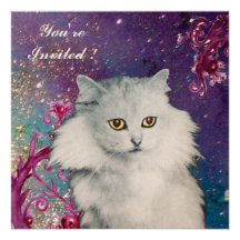 THE QUEEN OF WHITE CATS INVITATION