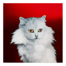 THE QUEEN OF WHITE CATS ,Red Ruby Print