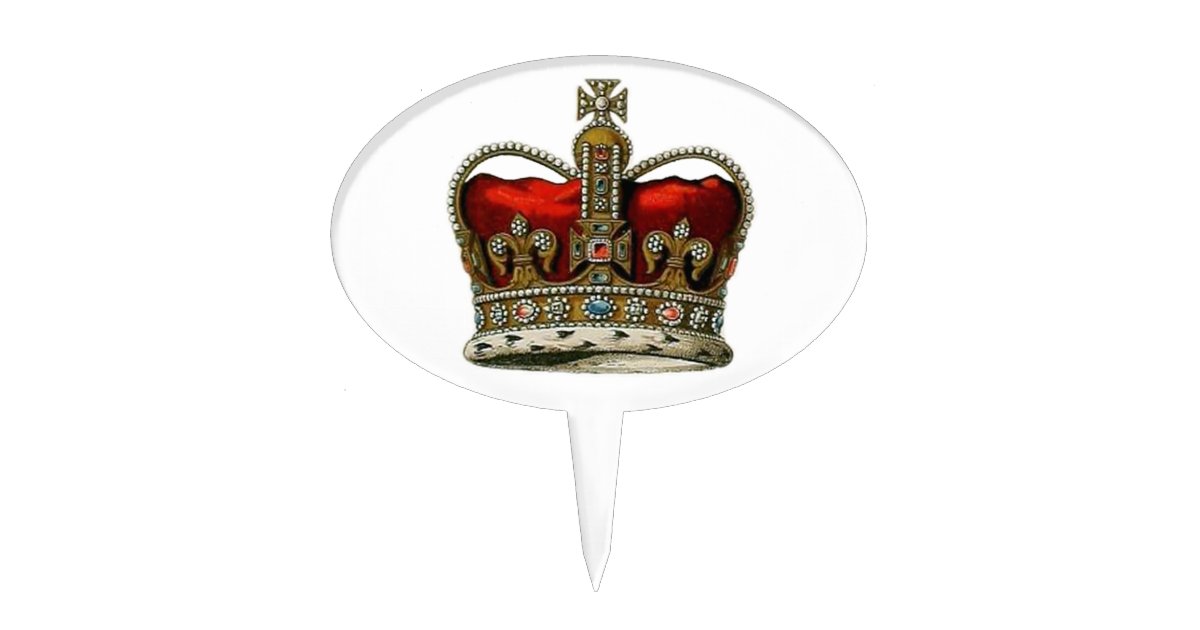 The Queen's Crown Cake Topper Zazzle