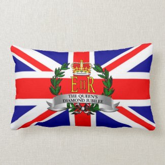 The Queen's Diamond Jubilee throwpillow The Queen's Diamond Jubilee throwpillow