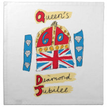 The Queen's Diamond Jubilee Cloth Napkins
