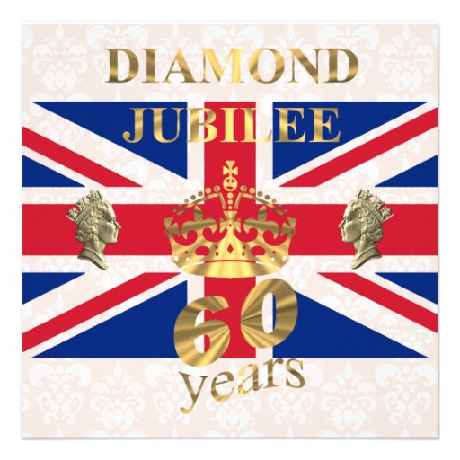 The Queens Diamond Jubilee Custom Invites
