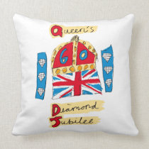 The Queen's Diamond Jubilee Pillows