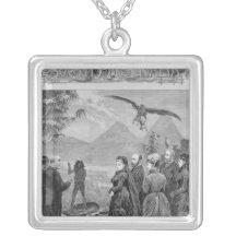 The Queen's Visit to the South Australian Court Personalized Necklace
