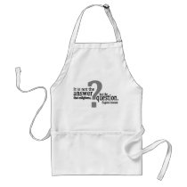 The Question Enlightens Apron
