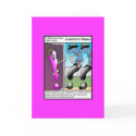 The Question Police Cartoon Funny Greeting Card