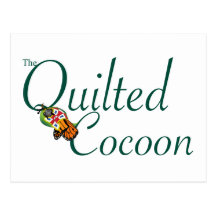 The Quilted Cocoon Logo Post Cards