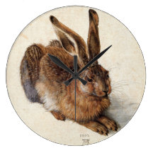 THE RABBIT ( Young Hare ) Wallclocks