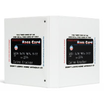 The Race Card Vinyl Binders