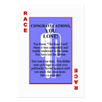 The Race Card business cards by Silverpaws_Studios The Race Card business cards