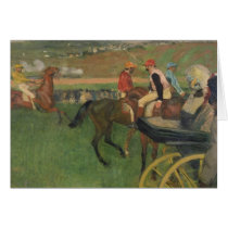 The Race Course - Amateur Jockeys Greeting Cards