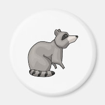 The Racoon Fridge Magnets