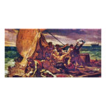 The Raft Of The Medusa (Study) By Géricault Jean L Customized Photo Card
