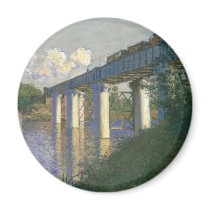 The Railway Bridge at Argenteuil (1874) magnets