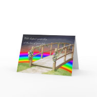 The rainbow bridge card