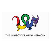The Rainbow Dragon Network CARD business cards by RainbowDragonNetwork The Rainbow Dragon Network CARD business cards