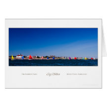 The Rainbow Fleet, Nantucket Greeting Card