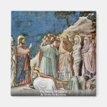 The Raising Of Lazarus By Giotto Di Bondone Refrigerator Magnets