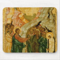 The Raising of Lazarus, Russian icon Mousepads