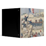 The Raising of the French Flag at Timbuktu Vinyl Binder