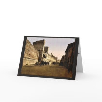 The ramparts, Avignon, Provence, France classic Ph Greeting Cards