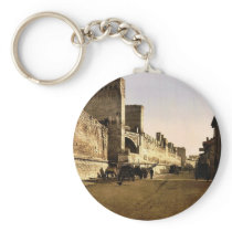 The ramparts, Avignon, Provence, France classic Ph Keychain